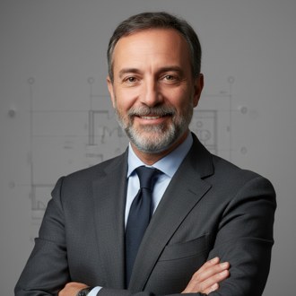 Ritratto di Lorenzo Bianchi, architetto fondatore